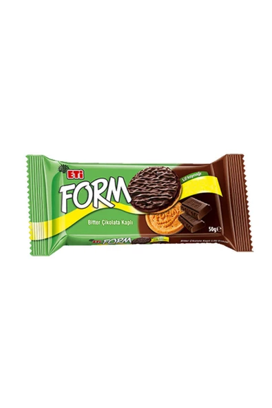 Eti Form Çikolata Kaplı Lifli Bisküvi 50 gr ürün görseli 1