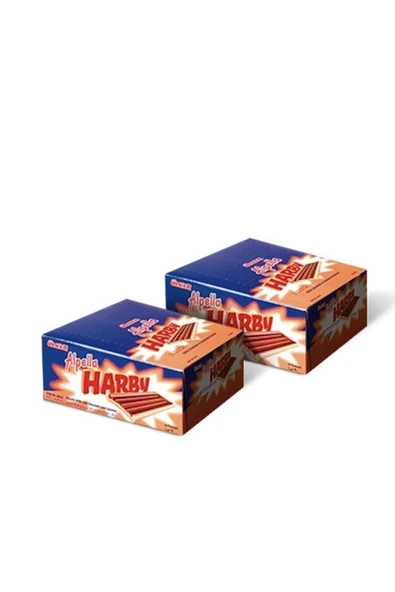 Alpella Harby Karamelli Kaplamalı Bisküvi 25 gr (24 ADET) / 2 Adet ürün görseli 1
