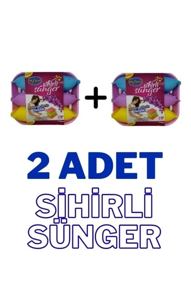 MyClean My Clean Sihirli Sünger-2 Adet 3'lü Sünger ürün görseli 1