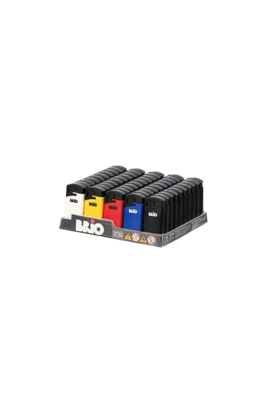 Clipper Mini Manyetolu 50 Adet Çakmak 5 RENK ürün görseli 1