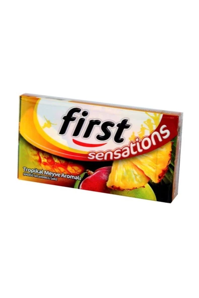 First Sensations Tropikal Meyve Aromalı Sakız 12 Adet ürün görseli 1
