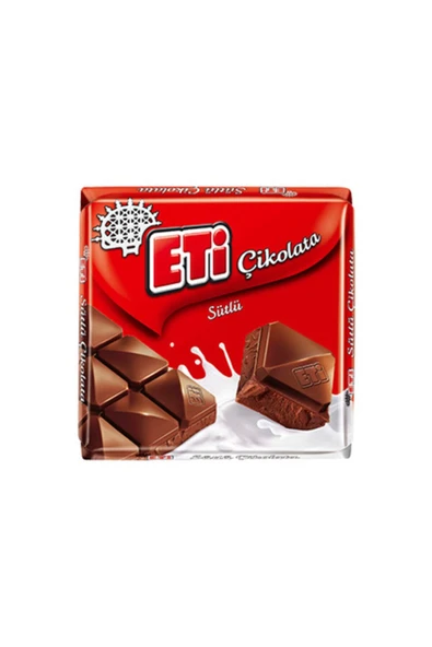 Eti Kare Çikolata Çeşitleri 5 Adet - Resim 2