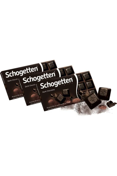 Schogetten Bitter Çikolata 10 Gr. - 3 Adet ürün görseli 1