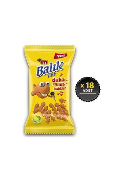 Eti Balık Mısır Kraker 70 Gr X 18 Adet ürün görseli 1