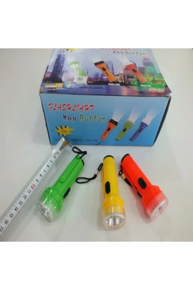 OLGUN El Feneri Led Parlak Işık Dekoratif Plastik Dayanıklı Malzeme 48 Adet ürün görseli 1
