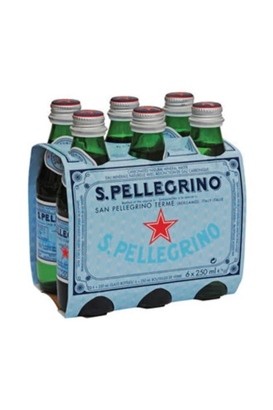 ŞAN San Pellegrino Doğal Mineralli Su 6x250 Cl ürün görseli 1