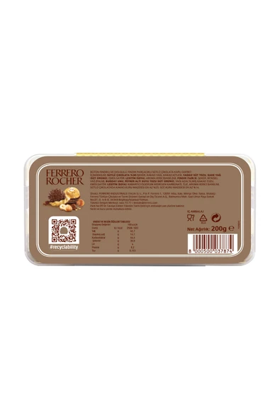 Ferrero Rocher Çikolata 16'lı 200 Gr - Resim 2