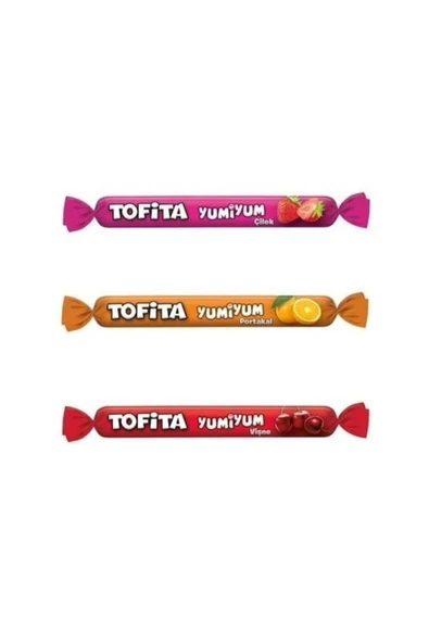 Tofita . Çilek + Portakal + Vişne Yumiyum Karışık Kutu 120'li ürün görseli 1