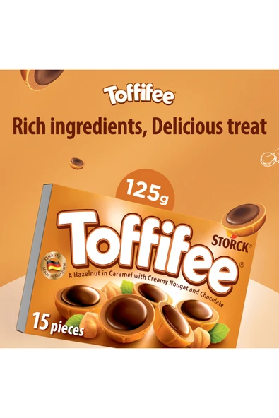 Toffifee Fındıklı Karamelli Çikolata 125 GR - Resim 3