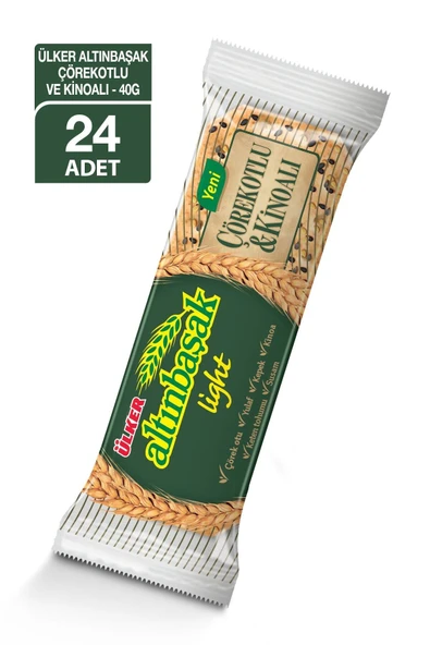 Ülker Altınbaşak Çörekotlu Ve Kinoalı 40gr X 24 Adet ürün görseli 1