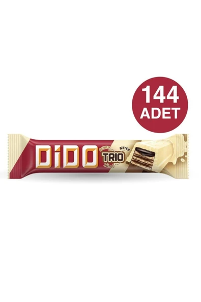 Ülker Dido Trio Beyaz Çikolatalı Gofret 36,5 gr 144'lü ürün görseli 1
