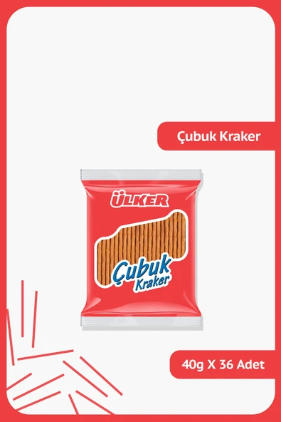Ülker ÇUBUK KRAKER - 40 gram - 36 Adet ürün görseli 1