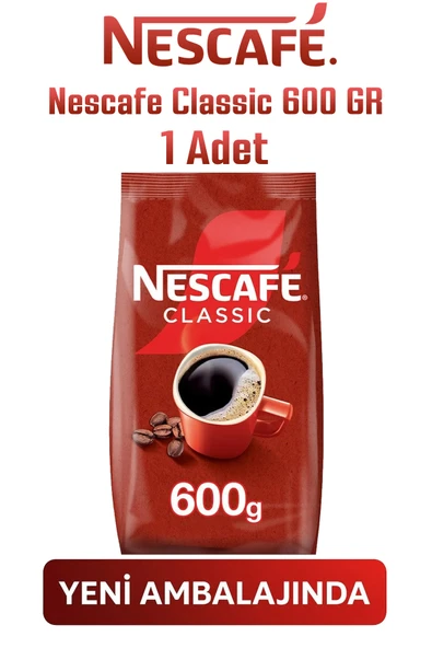 Nescafe Classic Çözülebilir Hazır Kahve 600gr ürün görseli 1