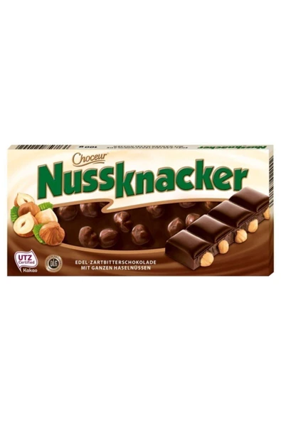 Choceur Nussknacker Sütlü Fındıklı Çikolata 10 gr ürün görseli 1