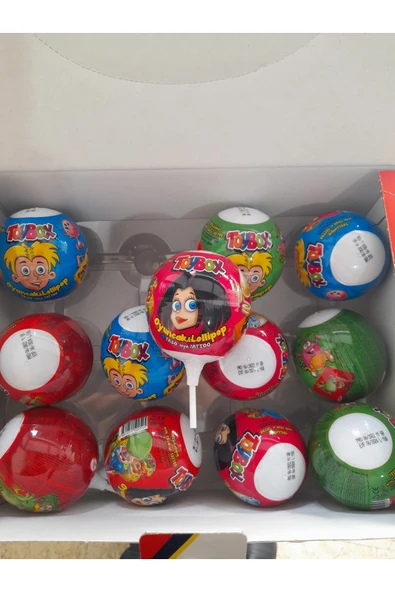 Toybox Lolipop Şekerli Oyuncak 12 Adet ürün görseli 1