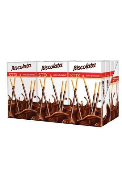 Şölen Biscolata Stix Sütlü Çikolatalı 27,5 G X 16 Ad. ürün görseli 1