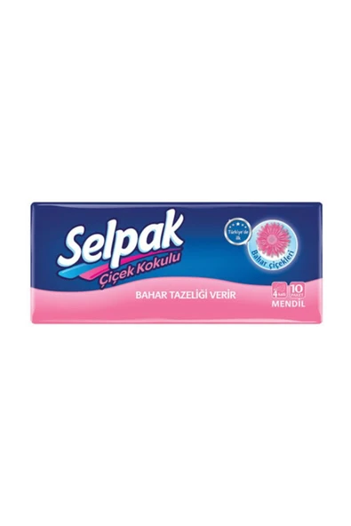 Selpak Çiçek Kokulu Mendil 10'lu Paket ürün görseli 1