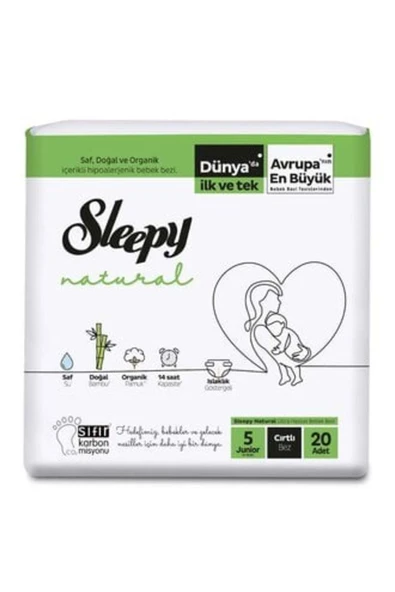 Sleepy Natural Jumbo Tekli 5 No Junıor 20'li ürün görseli 1
