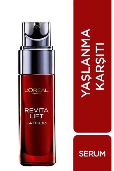 L'Oreal Paris Revitalift Lazer X3 Yoğun Yaşlanma Karşıtı Bakım Serumu 30 ml ürün görseli 1