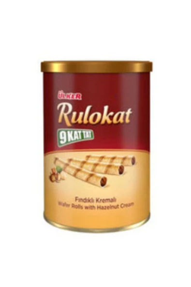 Ülker 9 Kat Tat Rulokat Fındıklı Rulo Gofret 170g (6 Adet) ürün görseli 1
