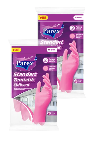 Parex Standart Eldiven Orta Boy İkili Set - Resim 2