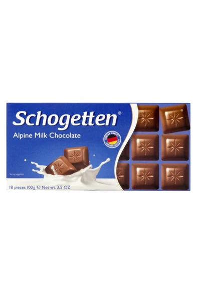Schogetten Sütlü Çikolata 100 Gr. (1 Adet) - Resim 2