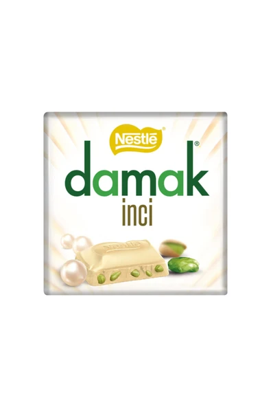 Nestle Damak Antep Fıstıklı Beyaz Kare Çikolata 6 Adet ürün görseli 1