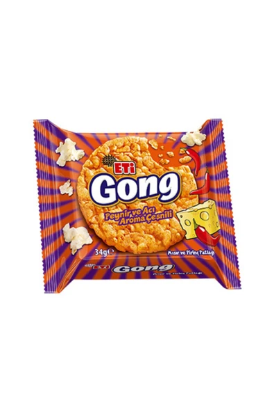 Eti Gong Peynir Ve Acı Aroma Çeşnili 34 G*18 ürün görseli 1