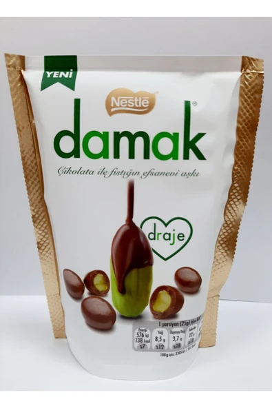 Nestle Damak Draje Antep Fıstıklı 50 G X 4 Adet ürün görseli 1