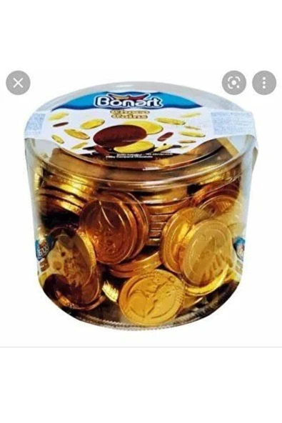 ELVİN TİCARET Bonart Para Çikolata 130 Adet (1 Kutu ) ürün görseli 1