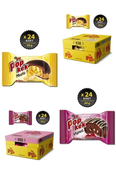 Eti Popkek Muzlu Vişne 55 gr 24 Adet ürün görseli 1
