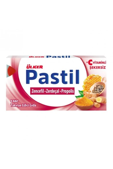 Ülker Zencefil Zerdeçal Propolis 8 Pastil ürün görseli 1