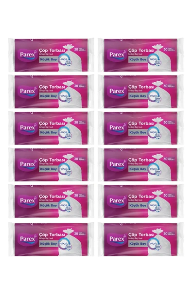 Parex Güçlü Çöp Torbası Mini Boy 12 Adet - Resim 2