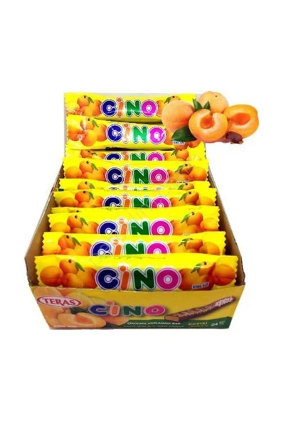 Teras Cino King Size Kayısılı Çikolata 22 gr - 48 Ad Çikolata ürün görseli 1