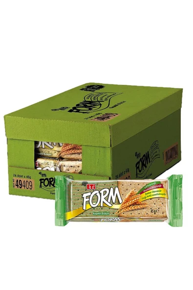Eti Form Kepekli Bisküvi 45 g x 24 Adet ürün görseli 1