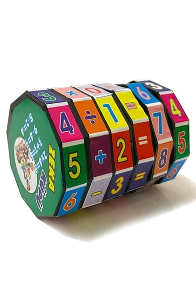 Bibizde Eğitici Matematik Zeka Küpü - Sihirli 4 İşlem ve Çarpım Tablosu Oyuncak ürün görseli 1