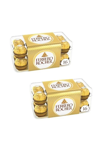 Ferrero Rocher Fındıklı Çikolata Set 2'li 200 gr ürün görseli 1