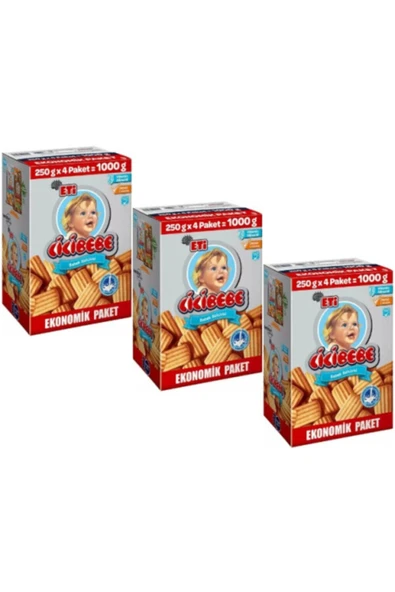 Eti Cici Bebe 100 gr 3'lü ürün görseli 1