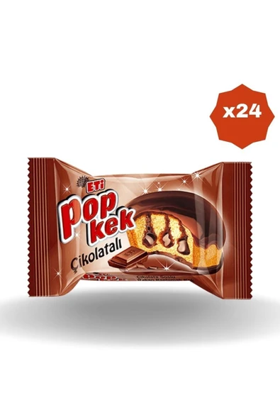 Eti Popkek Çikolata Aromalı X 24 Adet ürün görseli 1