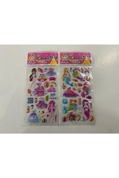 BONBON 2 Sayfa Giydirmeli Kabartmalı Lüks Sticker ürün görseli 1