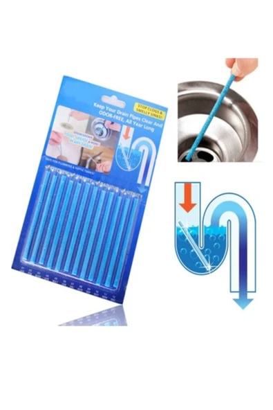 Ucuzline Lavabo Gider Temizleyici 12 Adet ürün görseli 1