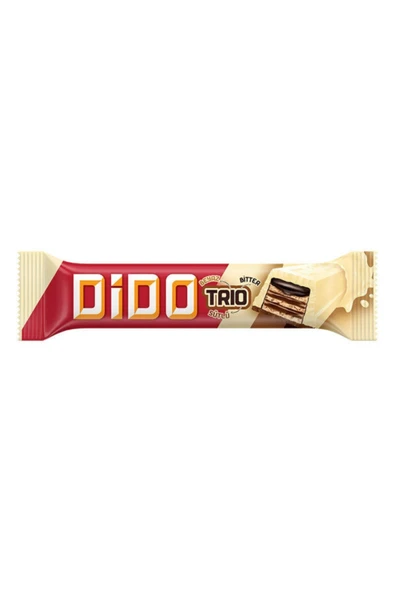 Ülker Dido Trio Beyaz Çikolatalı Gofret 36,5 gr 24 Adet ürün görseli 1