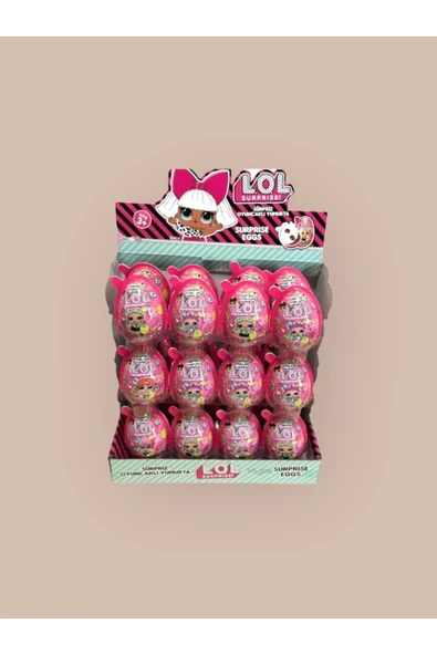 LOL SUPRISE Lol Kakao-sütlü-fındıklı Sürpriz Yumurta Çikolata*17,5 Gr*24 Adet ürün görseli 1