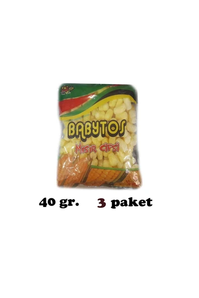 Babytoo Mısır Cips Dev Paket Nostaljik Efsane Tat Orjinal Lezzet 90 Lı Yıllar 40 Gr. 3 Adet ürün görseli 1