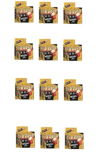 Nescafe Sütlü Köpüklü 3'ü 1 Arada Hazır Kahve 48'li 864 Gr X 12 Adet ürün görseli 1