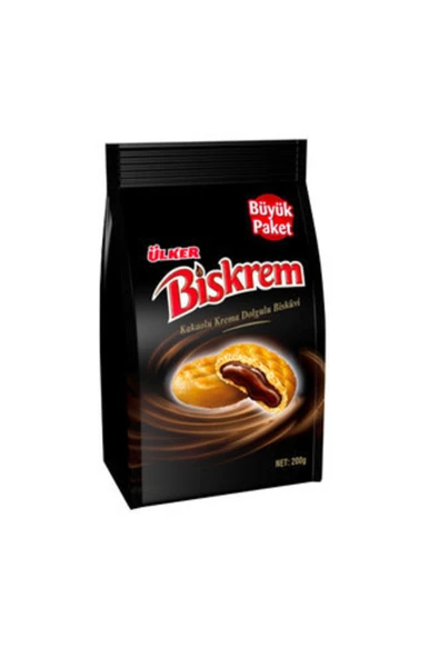 Biskrem Kakaolu Büyük Boy Poşet 200 G ( 1 Adet ) ürün görseli 1