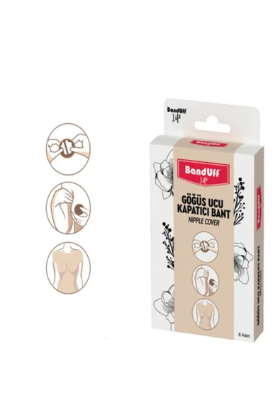banduff Life Göğüs Ucu Kapatıcı Bant 8 Li ürün görseli 1