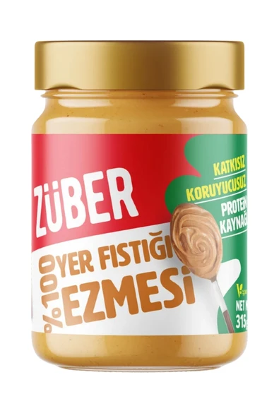 Züber %100 Yer Fıstığı Ezmesi 315g ürün görseli 1