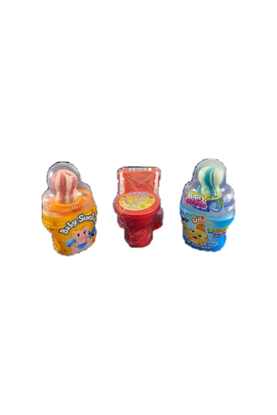 Unibon Candy Bebek Emzik & Klozet Oyuncak Şeker 3'lü Set ürün görseli 1