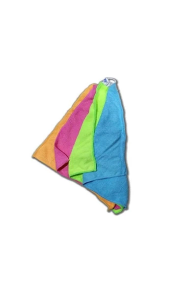 istesende 4 Adet Mikrofiber Temizlik Bezi Seti Renkli Bez ürün görseli 1